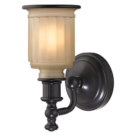 Elk Lighting Acadia Collection 1 Light Bath In Oil Rubbed Bronze 52010/1